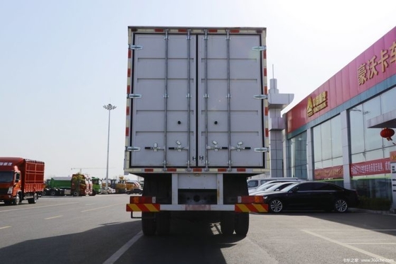 EURO 5 10 앞바다 번호 Sinotruk HOWO T5G 280hp 4X2 7.92m 밴 트럭 울타리 트럭