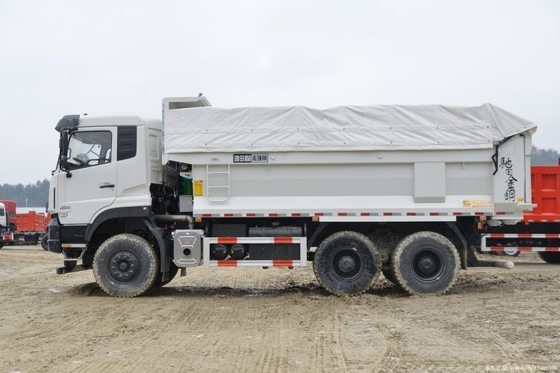 중고용 천롱 KC 트럭 350HP 6X4 5.4m 덤프 트럭 멀티미디어 시스템과 ABS