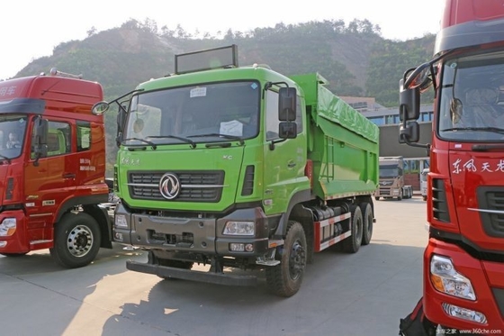 고마력 385마력 둥펑 티안롱 KC 무거운 트럭 6X4 6m 덤프 트럭 중고