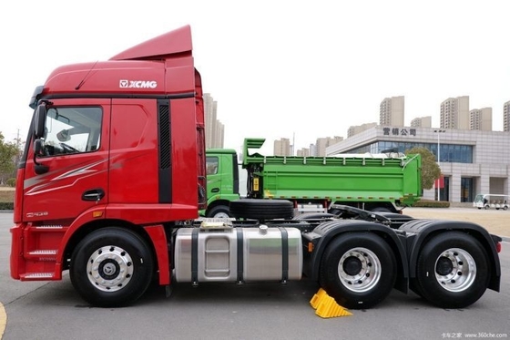 10 타이어 번호 유로 6 Xugong Hanfeng P5 430 HP 6X4 트랙터 트럭