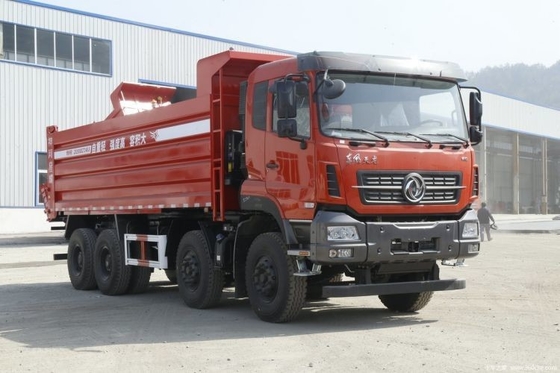 450hp 동펜 상용 차량 천롱 KC 8X4 8.6m 사용 자동차 딜러용 덤프 트럭