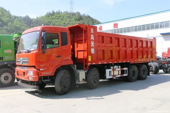 핫 중고품 둥펜 천진 310 HP 8X4 6 실린더와 6.5m 덤프 트럭