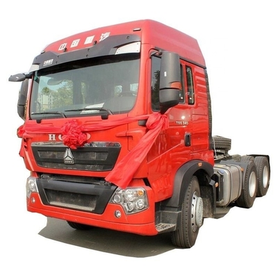 시노트럭 HOWO T5G 무거운 트럭 340 HP 6X4 트랙터 트럭