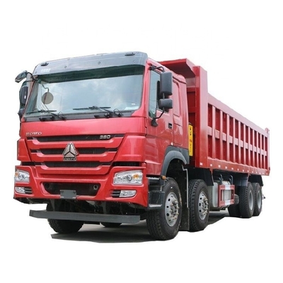 중고 Sinotruk HOWO 중차 8X4 8.2m 380hp의 덤프 트럭