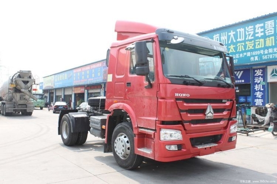 시노트룩 HOWO 290 HP 4X2 트랙터 트럭 사용 트럭 최종 물류 솔루션을위한 트랙터