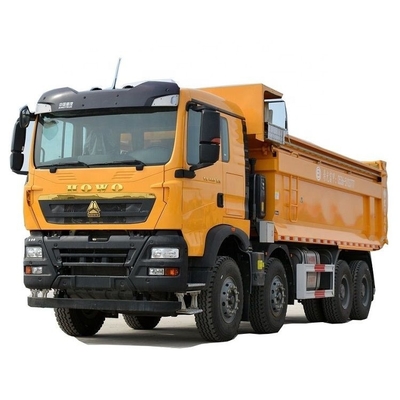 자동 에어컨 23 Sinotruk HOWO TX 440 HP 8X4 6.5m 사용 된 트럭용 덤프 트럭