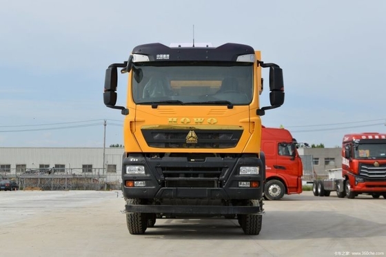 자동 에어컨 23 Sinotruk HOWO TX 440 HP 8X4 6.5m 사용 된 트럭용 덤프 트럭