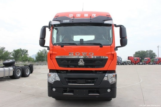 최대 속도 110KM h 사용 된 HOWO TX 430 HP 6X4 트랙터 트럭 엔진 용량 8L