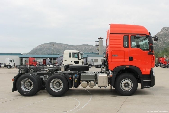 최대 속도 110KM h 사용 된 HOWO TX 430 HP 6X4 트랙터 트럭 엔진 용량 8L