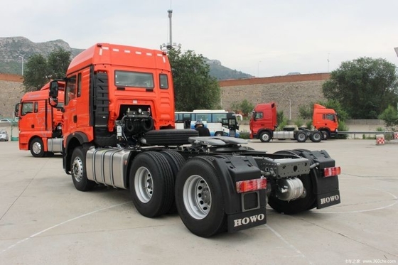 최대 속도 110KM h 사용 된 HOWO TX 430 HP 6X4 트랙터 트럭 엔진 용량 8L