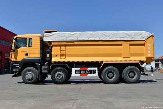 부티크 중고 Sinotruk SITRAK G7W 400hp 8X4 6.8m 6.2-8m 화물 탱크와 함께 덤프 트럭