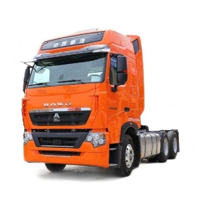 사용 된 HOWO-T7H 400마력 및 수동 변속기와 무거운 트럭