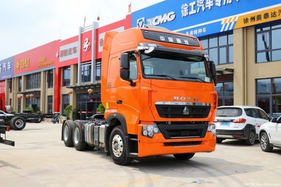 사용 된 HOWO-T7H 400마력 및 수동 변속기와 무거운 트럭