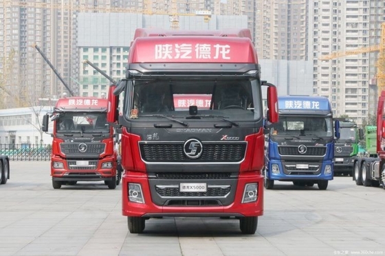 왼쪽 운전 Shacman Delong X5000 460 HP 6x4 멀티미디어 시스템과 함께 트랙터 헤드