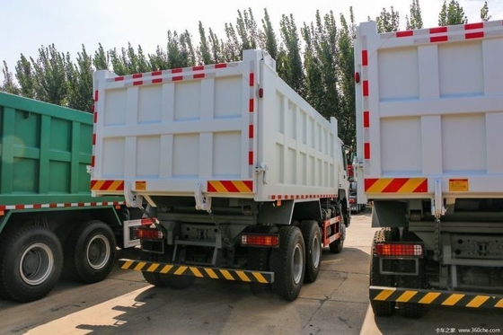 덤프트럭 티퍼 시노트럭 HOWO-7 375hp 6X4 6.8m 후방 카메라 360° 뜨거운 사용 된 부티크 자동차