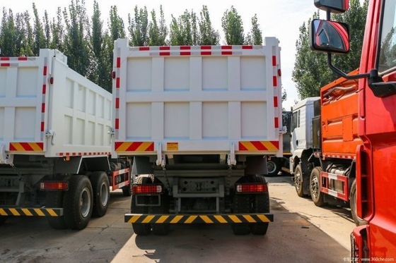 덤프트럭 티퍼 시노트럭 HOWO-7 375hp 6X4 6.8m 후방 카메라 360° 뜨거운 사용 된 부티크 자동차