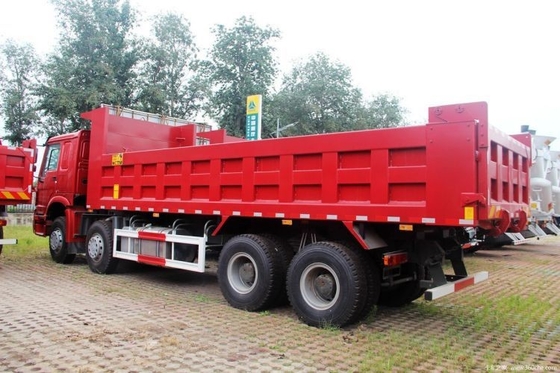 시노트루크 HOWO 무거운 트럭 380 HP 8X4 7.8m 공기 서스펜션 운전자 좌석과 함께 덤프 트럭