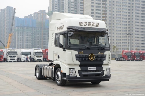 샤크만 X3000 6X4 LNG 트랙터 트럭 430HP 공기 서스펜션 운전자 좌석 타이어 10R225