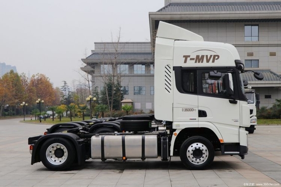 샤크만 X3000 6X4 LNG 트랙터 트럭 430HP 공기 서스펜션 운전자 좌석 타이어 10R225