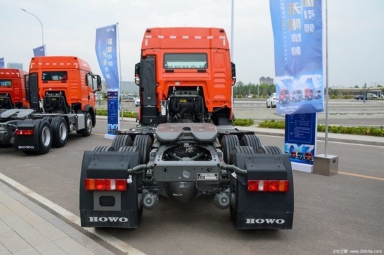 430 HP 6X4 사용 된 트럭 머리 HOWO TX 대형 연료 탱크 용량으로 무거운 트럭 트랙터