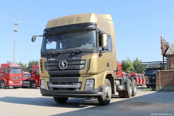 Shaanxi 중량 트럭 F3000 X3000 6x4 트랙터 ESC와 2 개의 역변속기가 조작을 용이하게합니다.