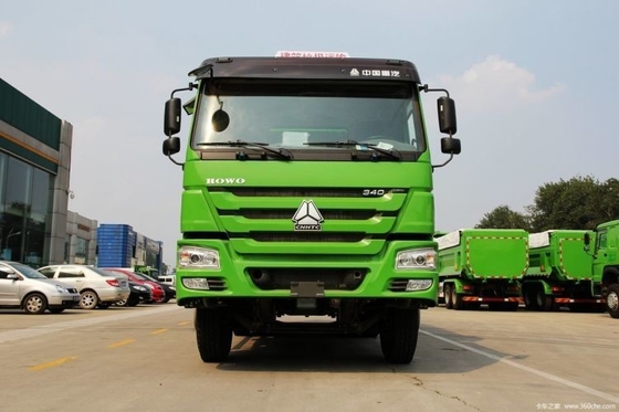 시노트루크 HOWO 무거운 트럭 340 HP 6X4 5.6m 덤프 트럭 화물 탱크 길이 5.3-6.2M