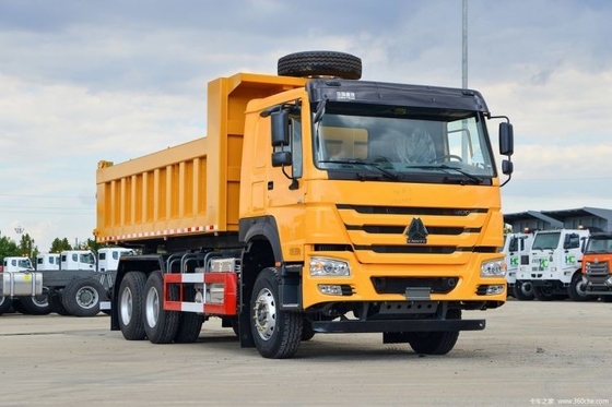 400마력 Sinotruk HOWo V7 무거운 트럭 6X4 공기 서스펜션 운전자 좌석과 함께 덤프 트럭