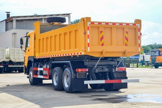 400마력 Sinotruk HOWo V7 무거운 트럭 6X4 공기 서스펜션 운전자 좌석과 함께 덤프 트럭