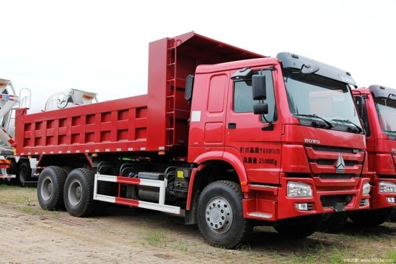 340 HP 6X4 5.6m Sinotruk HOWO 무거운 트럭 10-15T GVW 자동 창