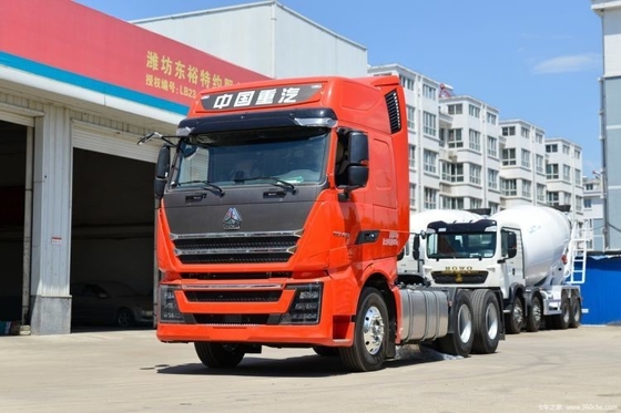 저렴한 SINOTRUCK HOWO T7H 460 HP 6*4 4*2 수동 창과 함께 견인 트럭 머리