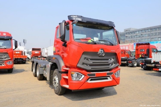 최대 토크 Nm 1500-2000Nm 부티크 사용 된 HOWO NX 무거운 트럭 440 HP 6X4 트랙터