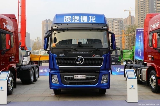 6x4 드라이브 휠 샤크만 델롱 X5000 460 HP 트랙터 헤드