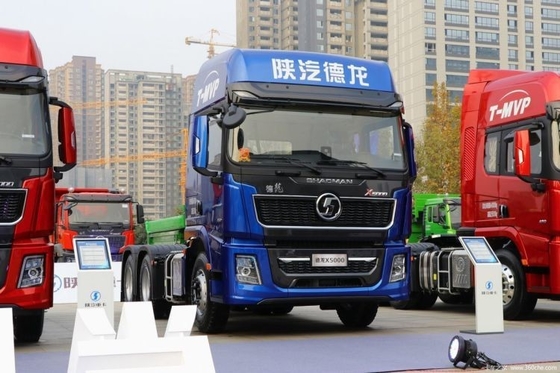 6x4 드라이브 휠 샤크만 델롱 X5000 460 HP 트랙터 헤드