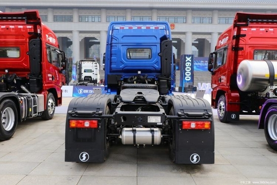 6x4 드라이브 휠 샤크만 델롱 X5000 460 HP 트랙터 헤드