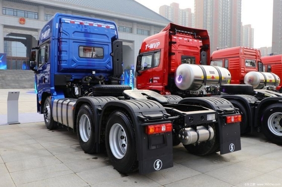 6x4 드라이브 휠 샤크만 델롱 X5000 460 HP 트랙터 헤드