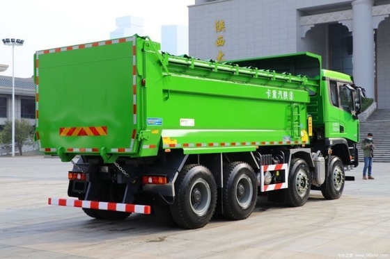 샤크만 델론 X3000 400 HP 8X4 자동 에어컨 및 12 타이어 6m 덤프 트럭