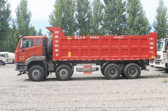 23 핫 사용 된 부티크 자동차 Sinotruk Haohan N7G 440 HP 8X4 7.6 m 멀티미디어 시스템으로 덤프 트럭