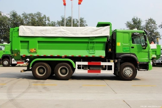 뜨거운 사용 된 SINOTRUCK HOWO 무거운 트럭 340 HP 6X4 5.6m 덤프 트럭 전 세계 시장