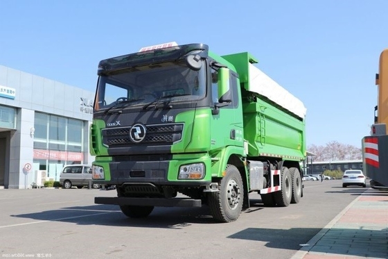 사용 된 샤크만 델롱 X3000 400 HP 6X4 5.8m 공기 서스펜션 운전석과 함께 덤프 트럭