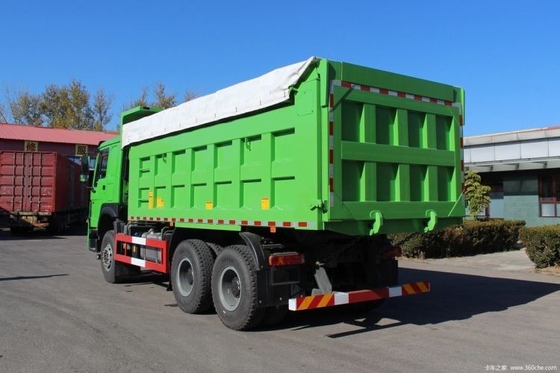 360° 후방 카메라 전문 Sinotruk HOWO 무거운 트럭 400 HP 6X4 6 미터 덤프 트럭