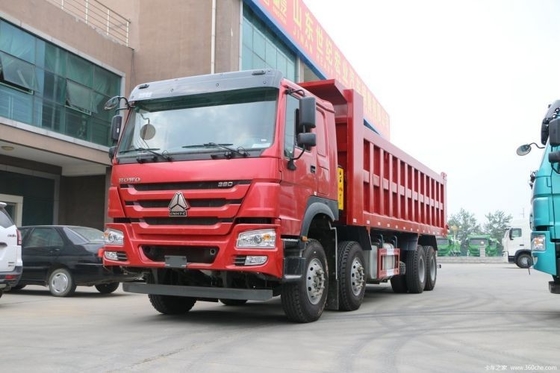중고용 부티크 자동차 시노트럭 HOWO 중형 트럭 380 HP 8X4 8.2m 덤프 트럭